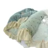 Conjunto de Quatro Peças de Lã de Leite Espessa de Inverno Estilo Coreano ins Estilo Princesa Estilo Renda Cobertor de Lã Quente para Bebê Conjunto de Três Peças