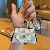 Mini Bolsita de Cuero Billetera para Monedas Bolsa para Auriculares Bolsa de Almacenamiento Soporte para Gafas de Lectura Soporte para Tarjeta de Acceso Bolsa para Llaves Correa para el Cuello