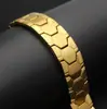 Pulsera Cuadrada Estilo Europeo y Americano con Piedra de Germanio, Cuentas Magnéticas de Germanio Gruesas, Joyería de Cadena Cuatro en Uno, Pulsera Moderna Versión Ancha