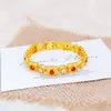 Novo Bracelete Geométrico Banhado a Ouro Cobre Ouro Imitação Dourado Cravejado com Diamantes para Mulheres Luxo Leve Alto Padrão Exquisite Acessórios de Socialite