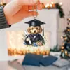 Nova Linha de Produtos Transfronteiriça Acrílico Criativo Temporada de Formatura Cachorro Fofo Decoração de Mochila Pingente de Carro Pingente de Chaveiro