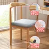 Cadeira de jantar Home Nordic encosto banqueta Desk moderno simples quarto das mulheres leve luxo imitação de madeira maciça ferro cadeira de canto