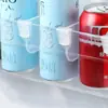 Clipe de prateleira ajustável para geladeira doméstica, prateleira multifuncional de armazenamento e organização, clipe de divisória de geladeira de encaixe