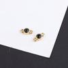 Joyería Hecha a Mano DIY Aleación Color Conservante Electrochapado Doble Colgante Diamante Copa Perla Colgante Aretes Pendientes Collar Accesorios