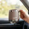 Taza de café de acero inoxidable con aislamiento al vacío de 16.91 oz con tapa, taza térmica de doble pared para bebidas calientes y frías - Regalo ideal para uso en casa, actividades al aire libre, camping, cumpleaños, vacaciones (Acción de Gracias, Navidad), Víspera de Todos los Santos