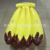 Produção de banana boat inflável de água banana float banana Mount cama flutuante anel de natação spot atacado