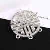 Nuevo Elemento Mongol Completamente Incrustado de Diamantes Nudo Auspicioso Mongol Accesorios Artesanía Tradicional Incrustada de Diamantes Fabricante de Accesorios de Moda Mayorista
