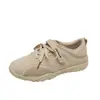 2026 Correa de Velcro Superficie de la Piel del Pie Zapatos Deportivos Antideslizantes Primavera Otoño No Cansan Resistentes al Desgaste Zapatos Casuales Mujer Budex Estilo de Entrenamiento
