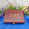 Monedas Conmemorativas de Año Nuevo, Adornos Imitación Oro de los Doce Signos del Zodiaco, Set de Lámina de Oro, Regalos para Ventas de Seguros de Vida, Suministro Directo