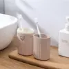 Caja de Almacenamiento para Cepillo de Dientes Eléctrico, Vaso Portátil Extensible para Enjuague Bucal de Viaje, Taza Portátil para Artículos de Tocador Cápsula para Dormitorio de Estudiantes, Soporte para Cepillo de Dientes
