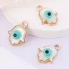 Nueva Joyería Ojo de Diablo Ojo de Gato Colgante Blanco Collar Pulsera Accesorios Decoración Ropa DIY Venta al por mayor