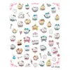 Xiaohongshu Douyin Transmisión en Vivo Pegatinas para Uñas con Relieve para Niños Pegatinas para Uñas para Adultos Funda para Teléfono iPad Fabricante Venta al por Mayor en Stock