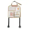 Bolsa de Almacenamiento para Coche de Capibara Linda, Bolsa de Almacenamiento para Asiento de Coche de Dibujos Animados, Caja de Almacenamiento para Coche Multifuncional Creativa