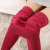 Leggings para mujer otoño e invierno con forro polar engrosado 2022 nuevo uso interior y exterior pantalones cálidos cintura alta pie versión coreana combinable