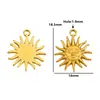 Colgante de Sol de Acero Inoxidable Transfronterizo Chapado al Vacío en Oro de 18K Accesorios de Joyería para Pulsera Collar Pendiente Venta al por Mayor