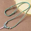Brújula de Ocho Tesoros Cuerda Trenzada Cordón para Collar DIY Hebilla de Paz Tradicional Cordón Trenzado para Colgante Cordón de Alta Gama para Colgante