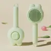 Pente para Pelos de Gato Transfronteiriço, Ferramenta para Desembaraçar e Remover Pelos Soltos, Pente de Higiene para Gatos, Pente Autolimpante para Animais de Estimação, Pente de Higiene para Cães