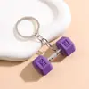 Série Criativa de Mini Equipamentos de Fitness Bolsa Acessórios para Pendurar Chaveiro de Alta Qualidade Acessórios de Joalheria Pendentes Pequenos para Presente