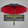 Guarda-chuva de Golfe com 10 Varetas 27 polegadas Dez Varetas Extra Grande Reto Cabo Longo à Prova de Tempestade Guarda-chuva de Chuva Guarda-chuva Publicitário Guarda-chuva de Negócios Logo Exterior