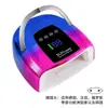 Lâmpada de Unha Armazenamento de Energia S20 Alta Potência 200W Secagem Rápida Lâmpada de Fototerapia para Unhas Lâmpada de Assar Unhas Display LCD Máquina de Unhas