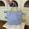 Bolso Tote Grande con Decoración de Mariposas a la Moda para Mujer 2025 Nuevo Bolso de Verano para el Trabajo Bolso de Hombro Único