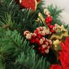 Hongyu Navidad rojo pvc aguja de pino Hornvine puerta principal hogar sala de estar decoración colgante Hornvine transfronterizo