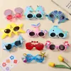 Los Fabricantes Transfronterizos Tienen una Variedad de Gafas de Playa Hawaianas en Stock para Fiestas de Estilo Vacacional de Verano y Vestidos de Fiesta