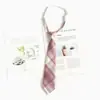 Camisa Rosa con Corbata Estilo Universitario Japonés JK Corbata Lazo Ropa para Niña Accesorios Cuello de Traje de Marinero Flor