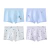 Ropa Interior Infantil Hombre Esquina Plana Algodón Puro Niño Grande Venta al por Mayor Shorts Estudiante Tipo A Infantil Antibacteriano Cuatro Esquinas