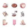 60 Cuadernos Decorativos Ins Retro Rosas, Fundas para Teléfono Móvil, Maletas, Bolsos, Pegatinas Impermeables Transfronterizas al por Mayor