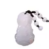 Pingente Pixiu de Jade Afegão Natural, Pingente de Jade Branco Guanyin Buda, Jade Hetian Jade Masculino e Feminino Atacado