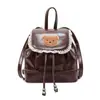 Bolsa Feminina Estilo Ins Coreano 2026 Nova Outono Moda Vintage Mochila de Nicho de Alto Valor Bolsa Transversal
