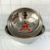Acero Inoxidable 304 Tazón para Ramen Tazón para Fideos Fríos Tazón Cónico Estilo Japonés Casero Espesor Doble Capa Aislado Tazón Estilo Coreano para Bibimbap