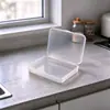 Caja de Almacenamiento de Plástico Transparente Caja para Papelería Ferretería Caja para Equipo de Pesca Caja para Empaque de Joyería Tarjetas de Identificación Caja de Almacenamiento Organizadora de Escritorio