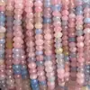 Natural 5x 8mm cortadas cuentas de ábaco cuentas de rueda facetadas accesorios de cuentas para manualidades collar pulsera productos semiacabados al por mayor