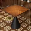 Mesas y sillas comerciales para tabernas y restaurantes, restaurante de té retro, mesas y sillas para salones privados de hotel, mesas y sillas de bar estilo americano, sillas de madera maciza