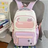 Mochila transfronteiriça fofa e estilosa, modelo 2026 para meninos e meninas, ultraleve, mochila de grande capacidade para alunos do ensino fundamental II e médio