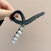 Pinza para el pelo de celebridad de internet para primavera y verano, nuevo clip grande de tiburón, pasador para cabello con mucho volumen, pinza simple para la parte posterior de la cabeza, accesorios para el cabello, tocado