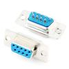 Conector de porta serial macho e fêmea VGA personalizado de fileira dupla RS232 tipo de solda de fio Db9/15/25/37 pinos