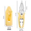 Tesoura de Cozinha Multifuncional Aço Inoxidável Doméstica Tesoura para Ossos de Frango Tesoura de Cozinha para Cortar Ossos e Alimentos de Churrasco Tesoura Especial para Geladeira