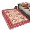 Tapete de Luxo Leve Estilo Americano Estilo Étnico Sala de Estar Tapete de Cabeceira Retro Persa Almofada para Sofá de Mesa de Café Casa de Hóspedes Tapete de Quarto