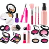 Acessórios para Conjunto de Cosméticos Infantis Não Contêm Pigmentos, Maquiagem, Batom, Pó, Sombra, Brinquedos de Maquiagem Simulada do Fabricante