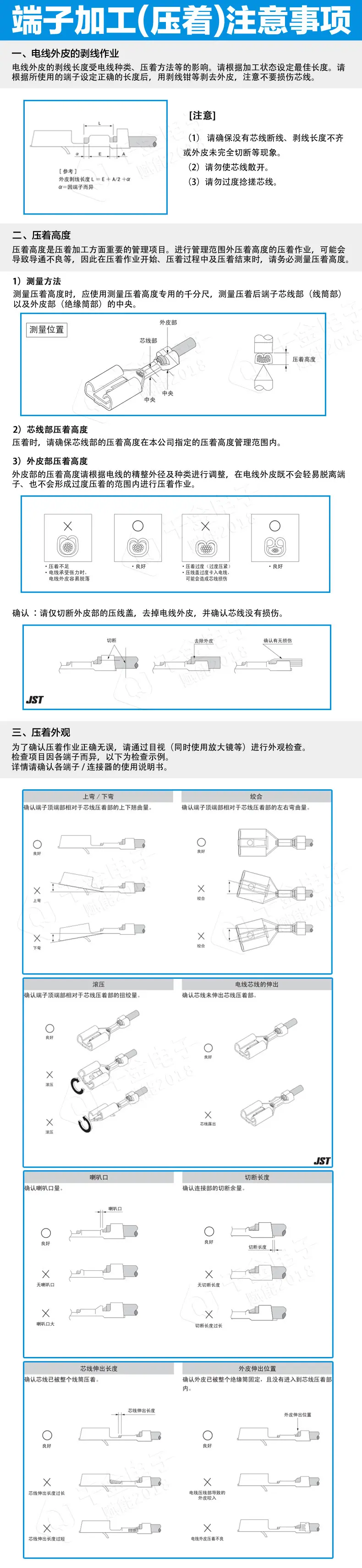 JST盘状链状端子