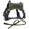 Arnés Táctico de Nailon para Perro para Exteriores con Correa Chaleco Ropa Arnés Militar de Entrenamiento para Perros en Stock
