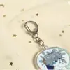 Pingente chaveiro acrílico cartão em pé desenho animado anime estrela periférico ornamentos de mesa pingente diy música de balanço