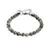 Transfronteiriço Novo Estilo Europeu e Americano Masculino Pulseira de Aço Inoxidável com Pedra Olho de Tigre e Pinheiro Branco Ágata Turquesa Pulseira Ajustável Transfronteiriço
