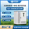 Gabinete de Almacenamiento de Energía Industrial y Comercial de Nuevo Producto Transfronterizo, Gabinete Integrado de Microrred Fotovoltaica y Diésel, Batería de Fosfato de Hierro y Litio Específica para el Extranjero de 261 kWh