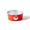 Caja de Almuerzo Desechable de Papel de Aluminio, Caja de Embalaje Gruesa para Llevar tipo Bento, Caja para Ensalada, Tazón Desechable para Fideos Instantáneos con Logo