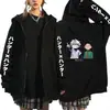 Suéter con capucha estampado de Cazador a Tiempo Completo de Anime HUNTER x HUNTER Venta Caliente Transfronteriza Cardigan Holgado Casual