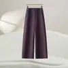 Chegada Nova Outono 2026 Design de Nicho Calças Casuais Moda Versátil Cintura Alta Para Ir ao Trabalho Calças de Perna Reta